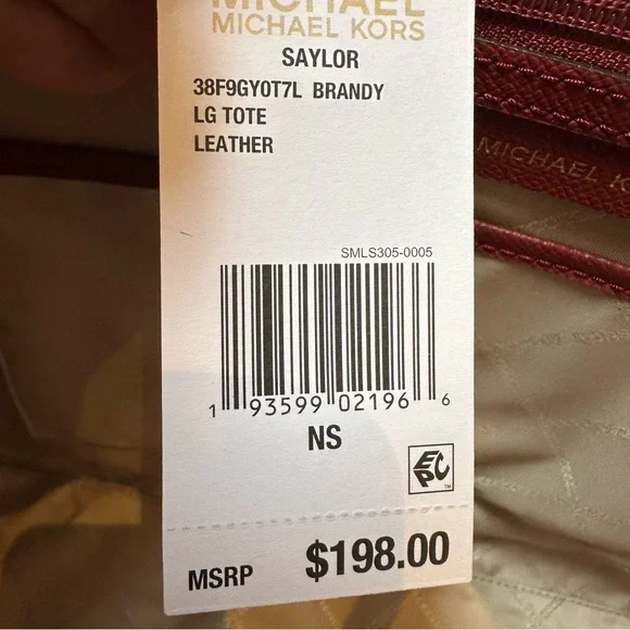 Michael Kors NWT Saylor Admiral Large Tote - Picture 15 of 16